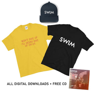 ULTIMATE SWIM MERCH BUNDLE + FREE CD ("Finally, Someone")