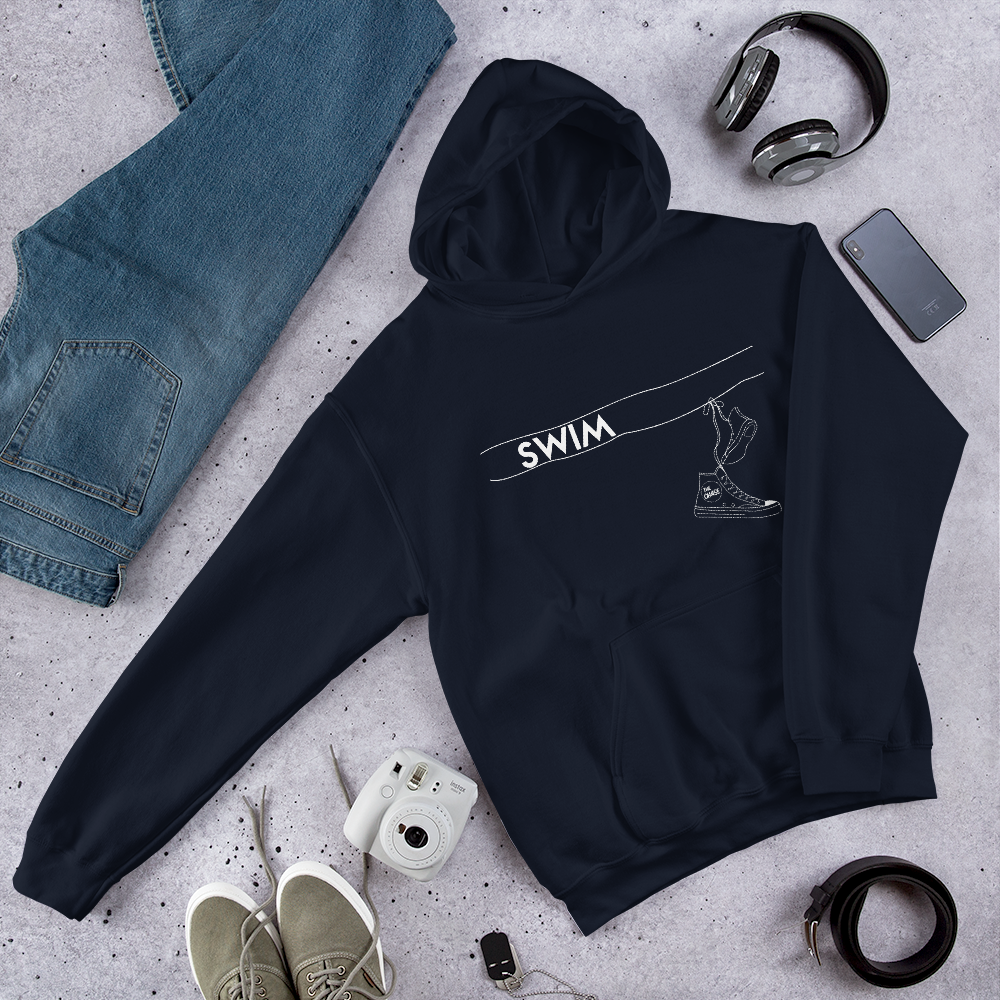 The Chase Sneakers and Power Lines Unisex Hoodie