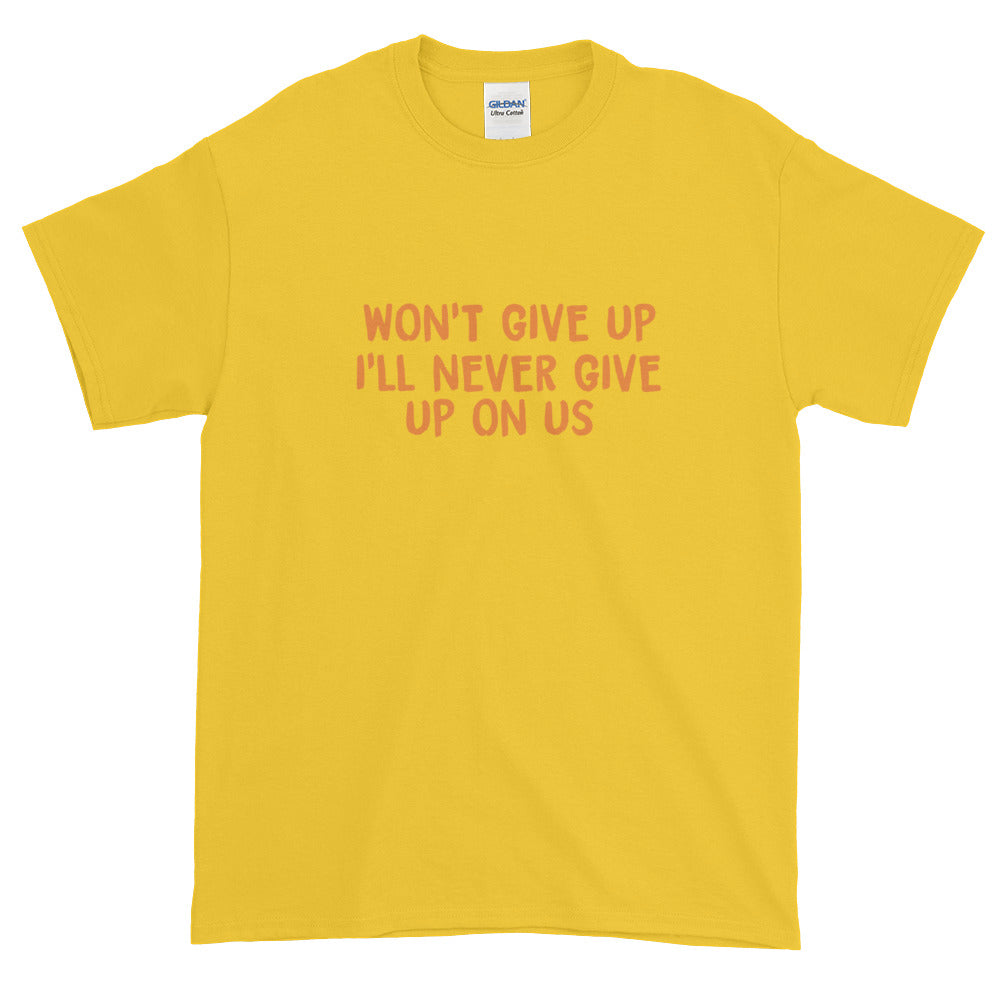 Heartbeat Connection Yellow Short-Sleeve T-Shirt